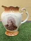 SUPERB "ANTIQUE" STAFFORDSHIRE QUEEN VICTORIA COMMEMORATIVE MEMORIAL JUG