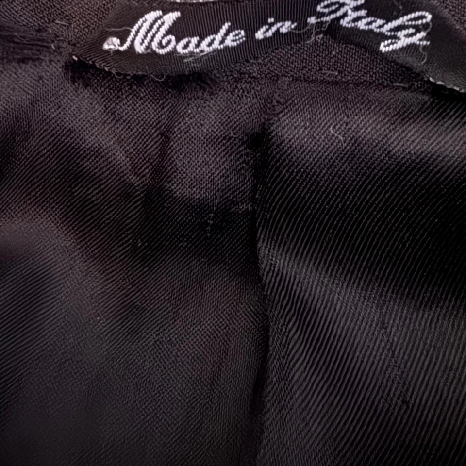 Blazer Barneys New York Negro Lana Hecho en Italia Forrado en Rayón Para Hombre Talla 40R Foto 3 de 4