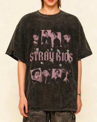 Stray Kids Skz Vintage Music T- Shirt