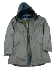 Superdry Ladies Moody Lite Parka Jacket, Size Small Beige