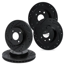 WHPN2-72072 R1 Concepts Brake Discs 4-Wheel Set Front & Rear Sedan for Mirage