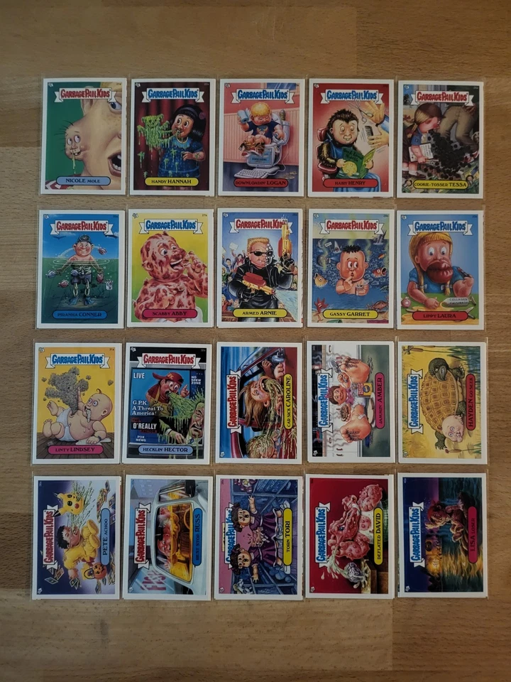 Garbage Pail Kids All New Series 2 (ANS2) Full Set 1a-40b - Image 2 of 4