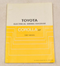 Toyota Corolla 1987 FF diagrama de cableado eléctrico reparación/servicio/manual de taller