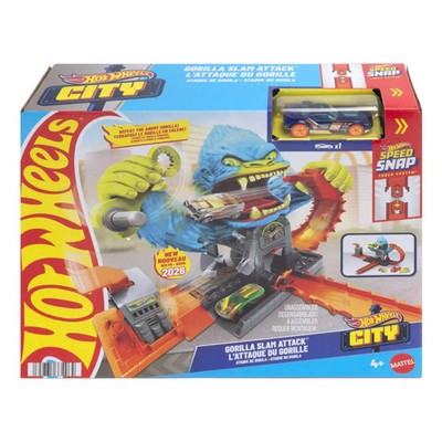 Hot Wheels City Gigantischer Gorilla Angriff Fensterkarton JHL92 Deutsch 2026