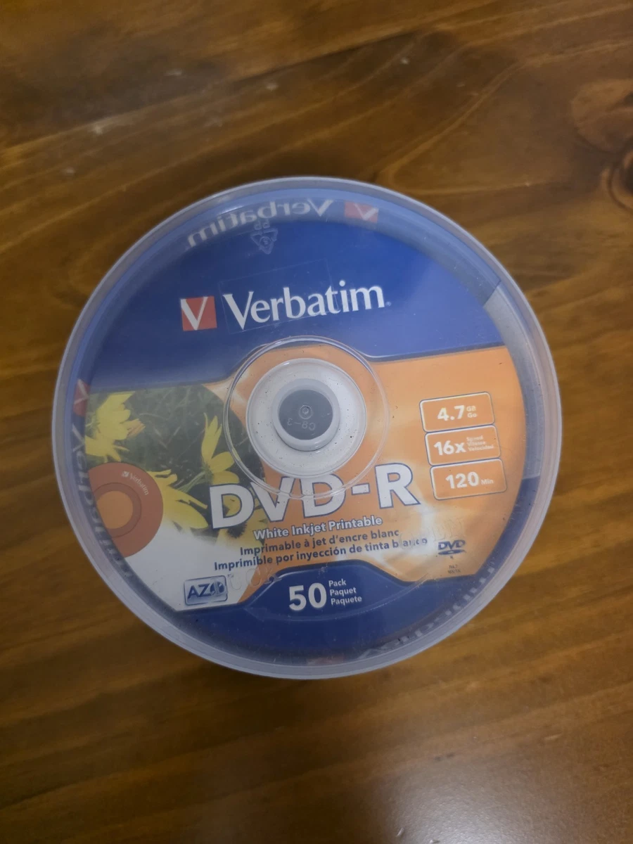 Vertatim Imprimable Dvd-R- 4.7gb-16x-120min