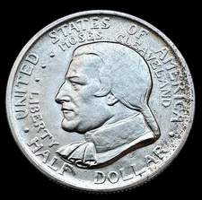 US 1936 Cleveland Centennial Commemorative Silver Half Dollar BU