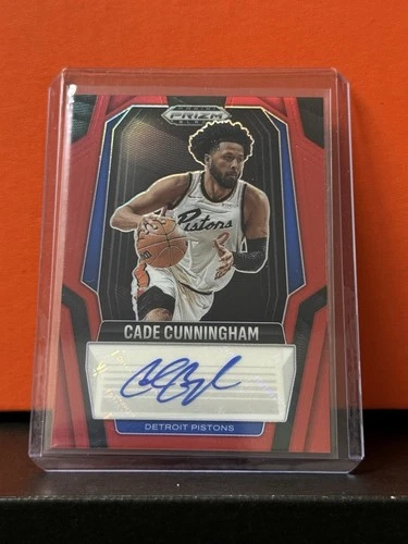 2024-25 Panini Prizm Black Cade Cunningham Auto Red /99 SIG-CAD
