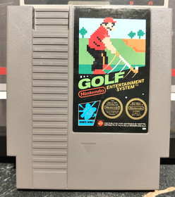 Golf Nintendo NES PAL GBR 5 Schrauben Mattel Cartridge getestet funktioniert mit Schutz