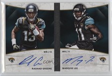 2015 Donruss Signature Series Booklets Dual Rashad Greene Marqise Lee Auto 0ie5