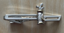 silberne Krawattennadel Golf