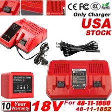 For Milwaukee 18V For M18 Battery For M12 12V-18V Lithium Battery Rapid Charger