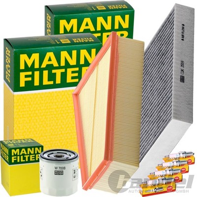 MANN FILTER INSPEKTIONSPAKET passend für FORD GALAXY 2 MONDEO 4 S-MAX WA6
