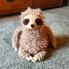 Jellycat Sloth Plush Soft Toy - Small 15-35cm, Brown & Cream, With Tags