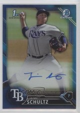 2016 Bowman Chrome Prospects Blue Refractor /150 Jaime Schultz #BCAP-JS Auto 7eo