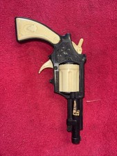 Vintage 1940's Hard Plastic USA Pistol Revolver Works