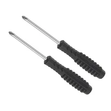 2pcsSmall Phillips Screwdriver 3.0mm 98mm Cross Screwdriver W Anti-slip Handle