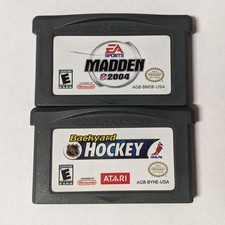 Nintendo Game Boy Advance Lot of 2 - Madden 2004 & Backyard Baseball - DLcx15