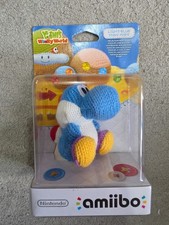 Nintendo amiibo Light-Blue Yarn Yoshi Yosh...
