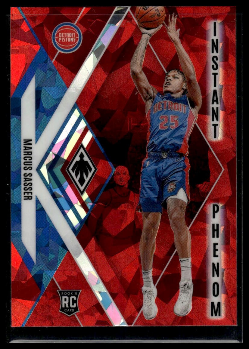 2023-24 Panini Phoenix #18 Marcus Sasser Instant Phenom Phoenix Red Ice RC