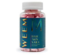 WEEM Hair Skin And Nails Gummies - Supports Healthy Hair - Vegan Biotin Vitamins
