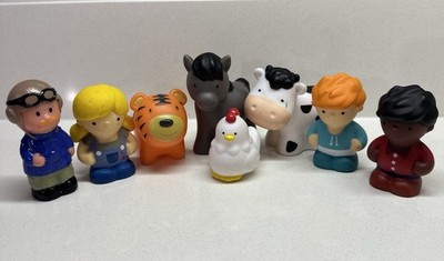 ELC Early Learning Centre Happy Land Figures- Lot of 8 Animals People Pilot