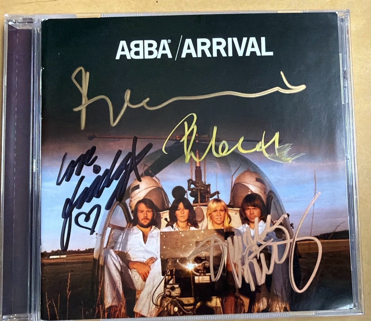 SIGNED with PROOF ABBA CD Arrival -incl Agnetha Faltskog - not