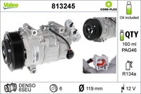 Valeo 813245 Kompressor, Klimaanlage FüR Renault