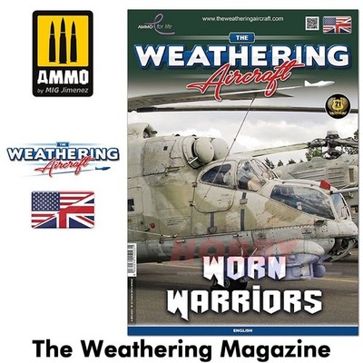 Munition FLUGZEUG Verwitterungsmagazin 23 getragene Krieger Mig Jimenez MIG5223