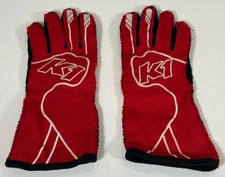 K1 RaceGear Nomex Racing Gloves Sprint Car Red Black Gray Size XL