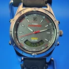 Vintage 1999 Timex Expedition INDIGLO Dual Time 37mm Mens Quartz Field Watch