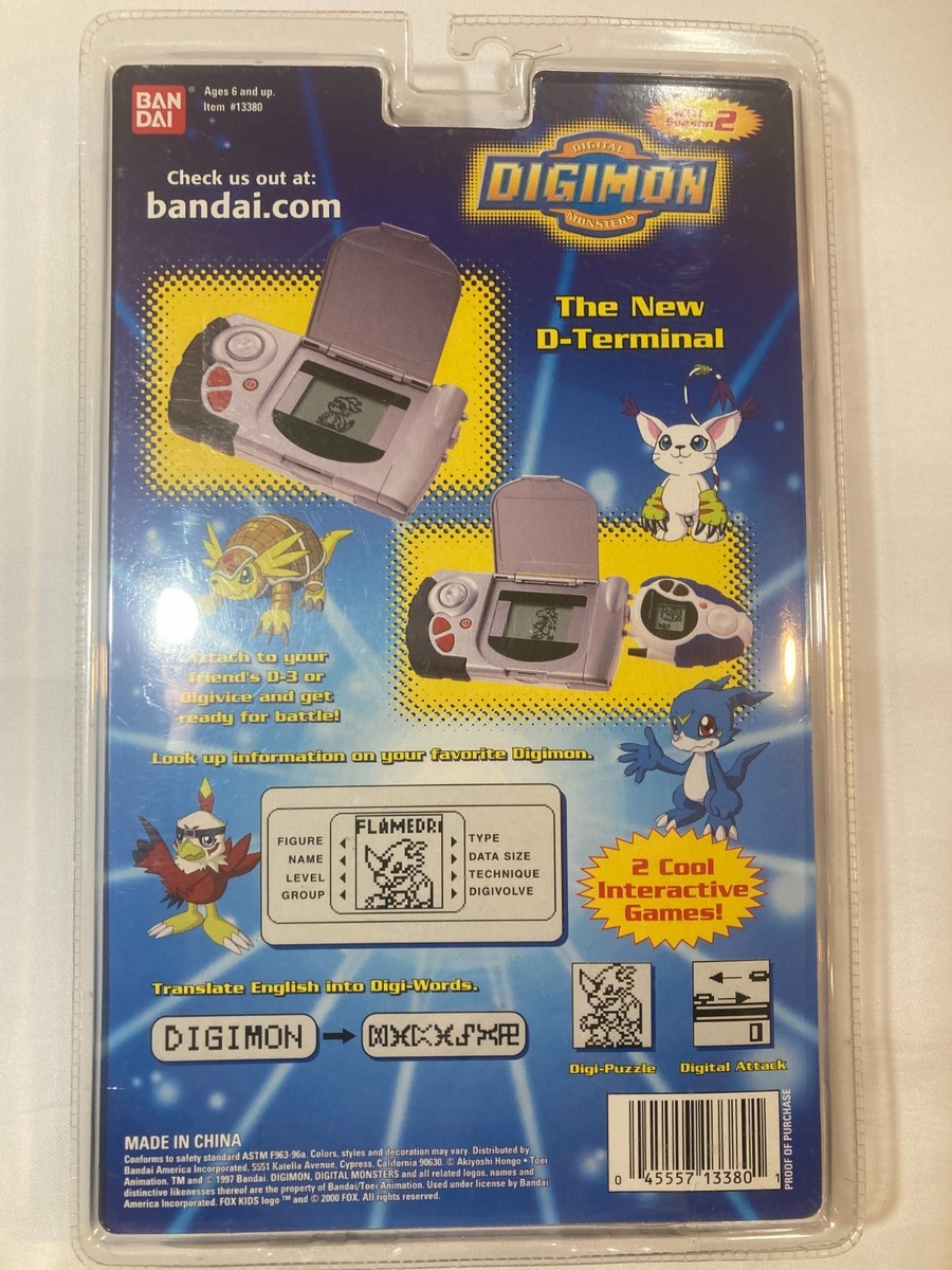 SEALED Digimon D-Terminal 2000 Bandai New Box Digital Monsters US