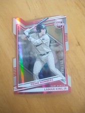 Lamar King Jr 2022 Elite Extra Edition #120 Red Prime Numbers-B Die-Cut #'d/152