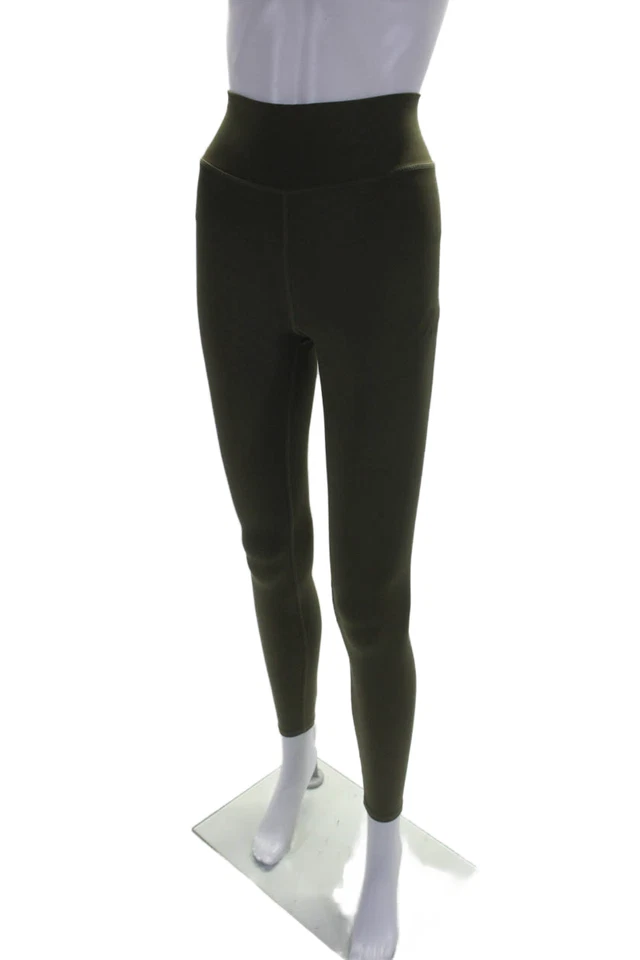 Madewell MWL Mujer Elastizado Tiro Medio Ropa Activa Tobillo Leggings Verde Talla XXS Foto 2 de 4