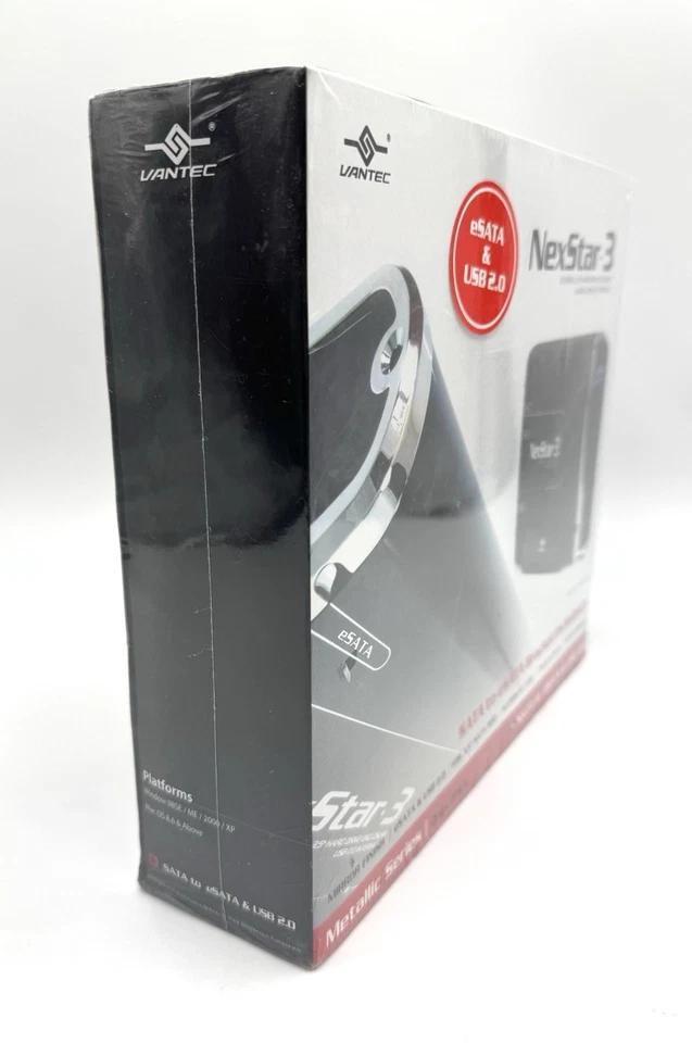 Vantec NexStar 3 External 3.5" Hard Drive Enclosure NST-360SU-BK - NEW/SEALED - Image 4 of 4