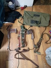 Buckingham Lineman Pole Climbing Spikes Gaffs Tree Climbing Leather Pads 910 L R