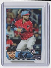 2023 Topps Series Two Charles Leblanc Rookie Miami Marlins #446