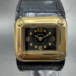 Working Marc Jacobs Sally Champagne Dial Gold Tone Women\'s Watch Fit 6.5\