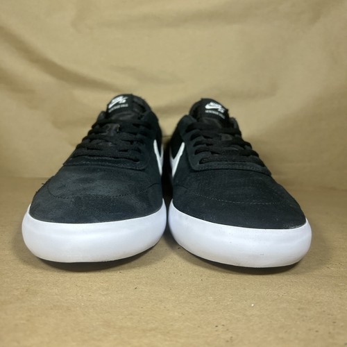New Nike SB Heritage Vulc Men's Size 13 Classic SkateBoard Shoes Black White - Picture 3 of 12