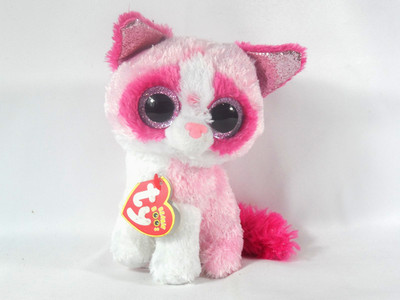 2022 TY Beanie Boos MAI the Valentine's Cat (Glitter Eyes) (Regular Size 6 inch)