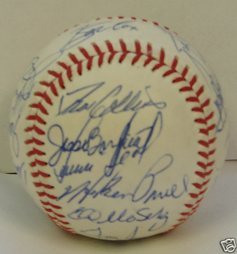 1983 TORONTO BLUE JAYS - Team signed ball 25 signatures - Picture 1 of 2