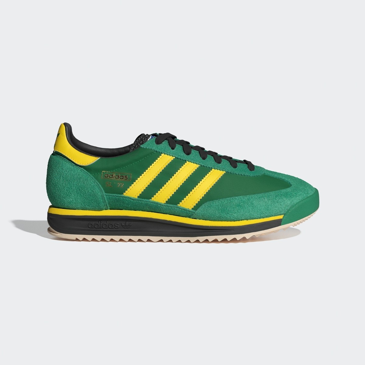 Adidas Shoes Mens Size 11.5 Black Green Yellow Suede Checkered Sneakers adidas Suede Fitness & Running Shoes for Men for sale | eBay main image 4