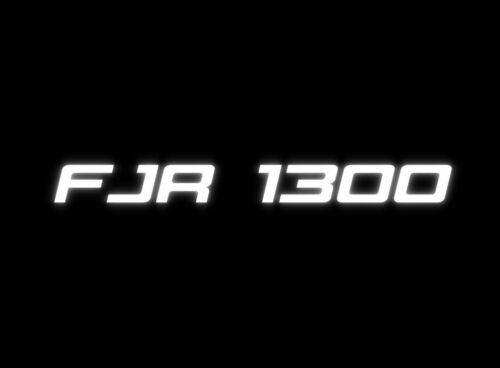 2 x "FJR 1300" Helm-/Tank Aufkleber reflektierend (reflective sticker) - Photo 1/1