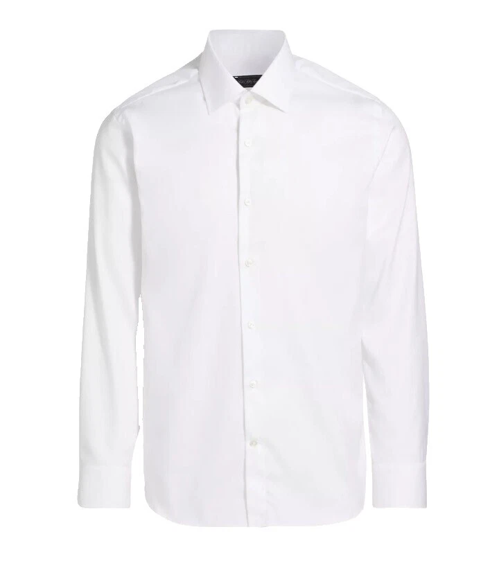 Botón Theory Nylon Manga Larga Casual-Down Shirts for Men