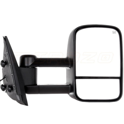 MIROZO Tow Mirrors For 2007-2014 Chevy Silverado GMC Sierra Power Heated Pair - Picture 3 of 11