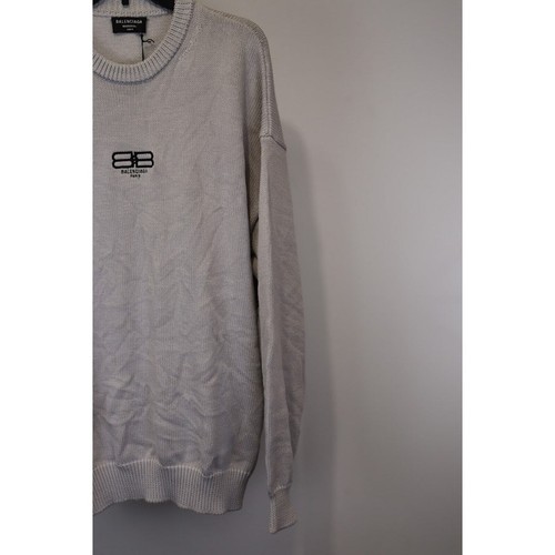 Balenciaga Crew Neck Sweater in Gray BNWT S - Picture 7 of 16