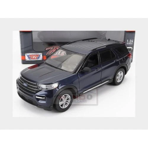 1:24 MOTORMAX Ford Usa Explorer Xlt 2022 Blue MTM79378B - Immagine 2 di 2