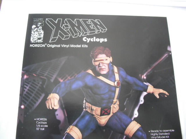 X-Men Cyclops 1/6 Vinyl Model Kitビニールキット HORIZON CYCLOPS X-MEN VINYL MODEL KIT DEALER ADVERTISING
