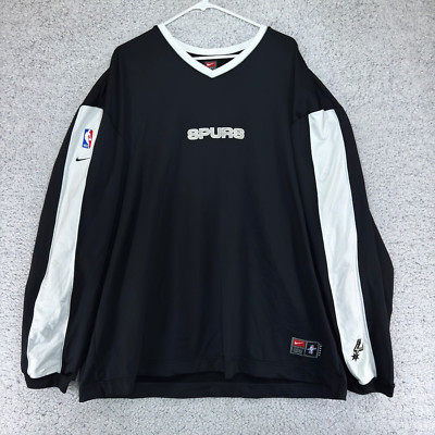 VTG Nike Team Alpha Project San Antonio Spurs NBA Warm Up Shooting Pullover 3XL