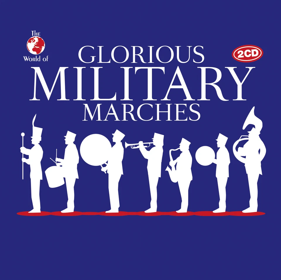 CD Glorious Military Marches von Various Artists 2CDs - Bild 1 von 1