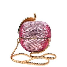 Crystal Apple Clutch Purse